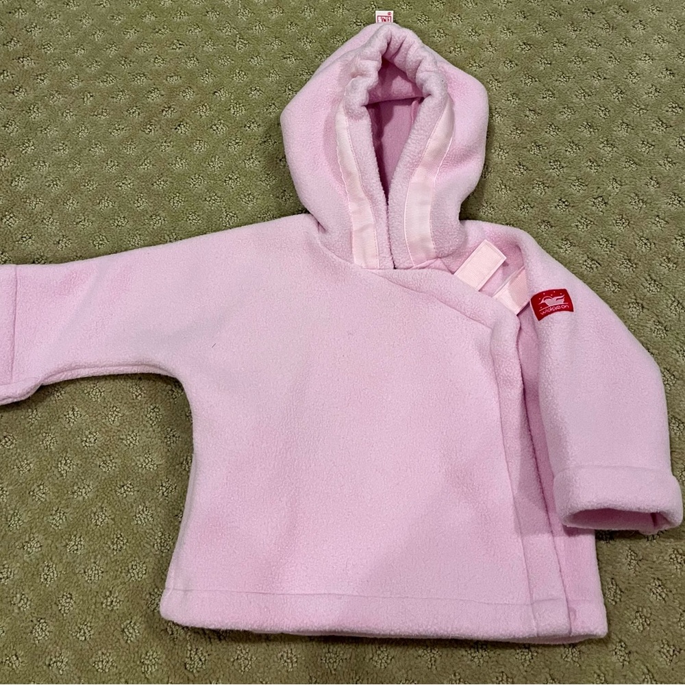 Pink Hooded fleece Widgeon jacket